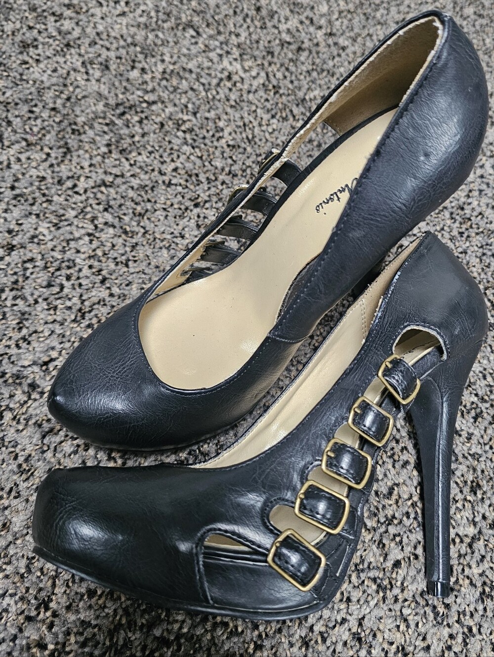 Black Sz 6 High Heel  - Women's Dress Shoes